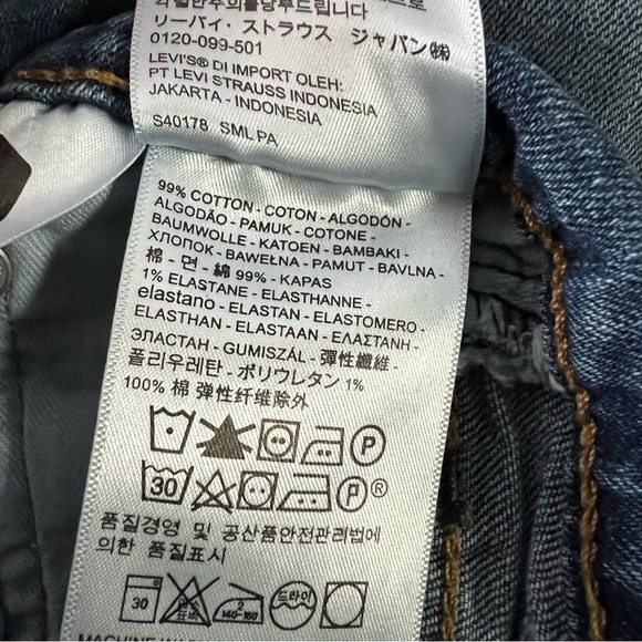 Levi's Classic Blue Straight Jeans Men’s size 30x30 - Picture 9 of 14